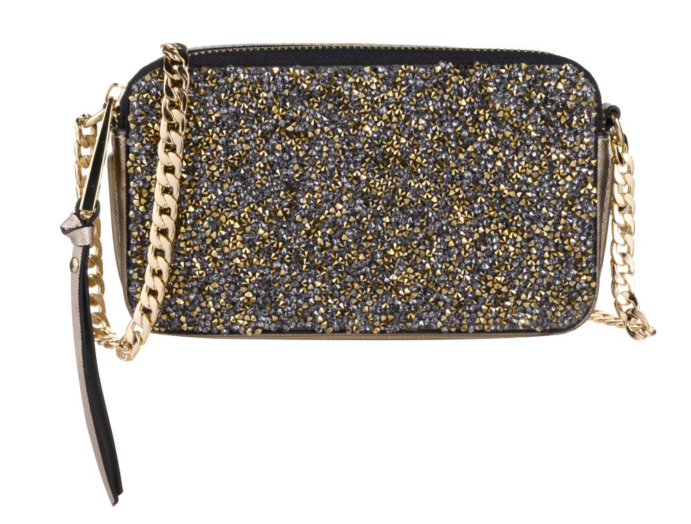 glitter clutch bag