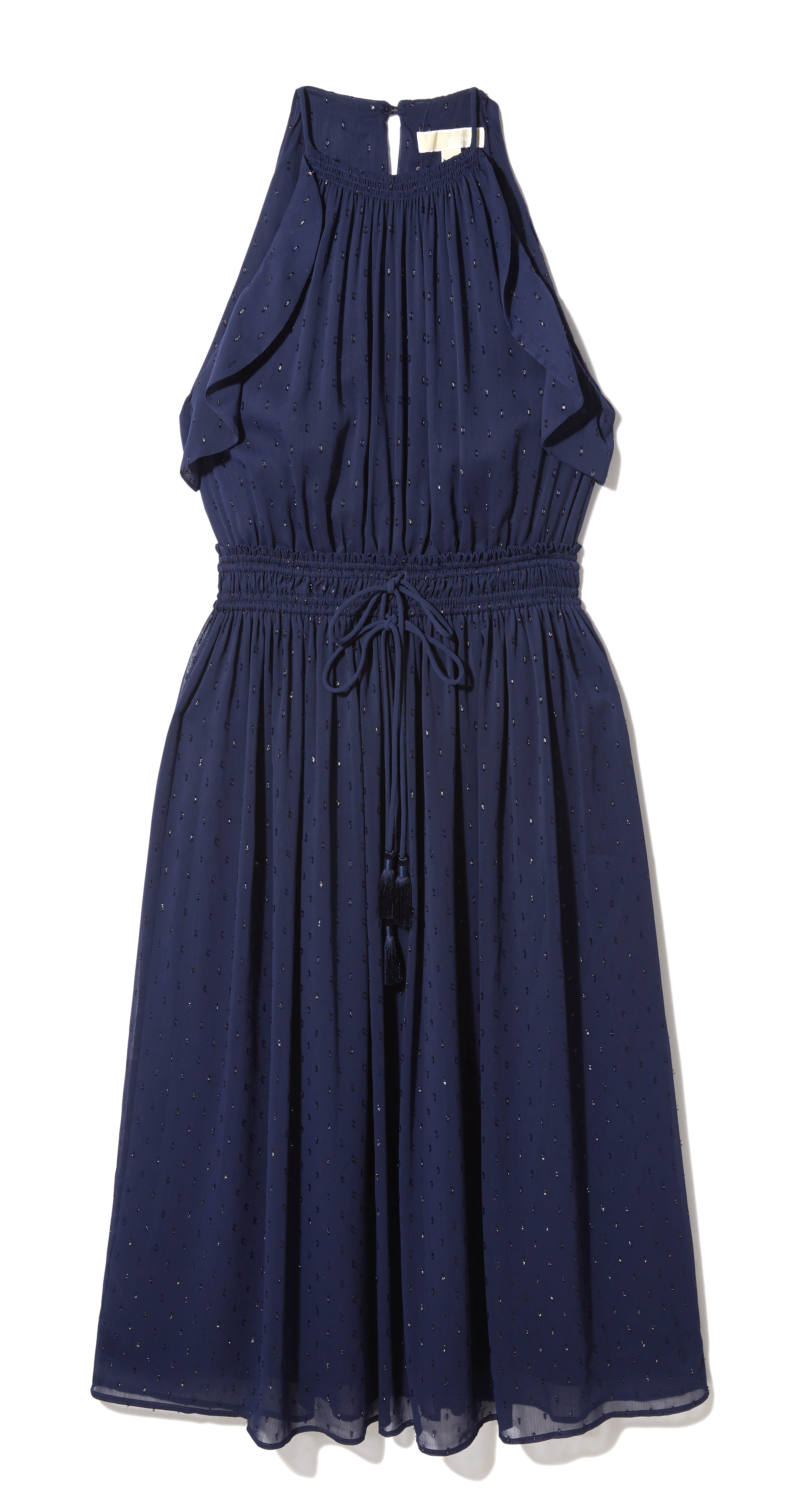 Michael Kors Navy Sleeveless Prom Dress