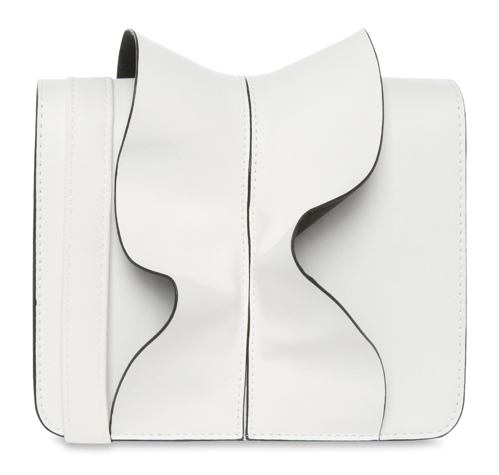 white clutch bag